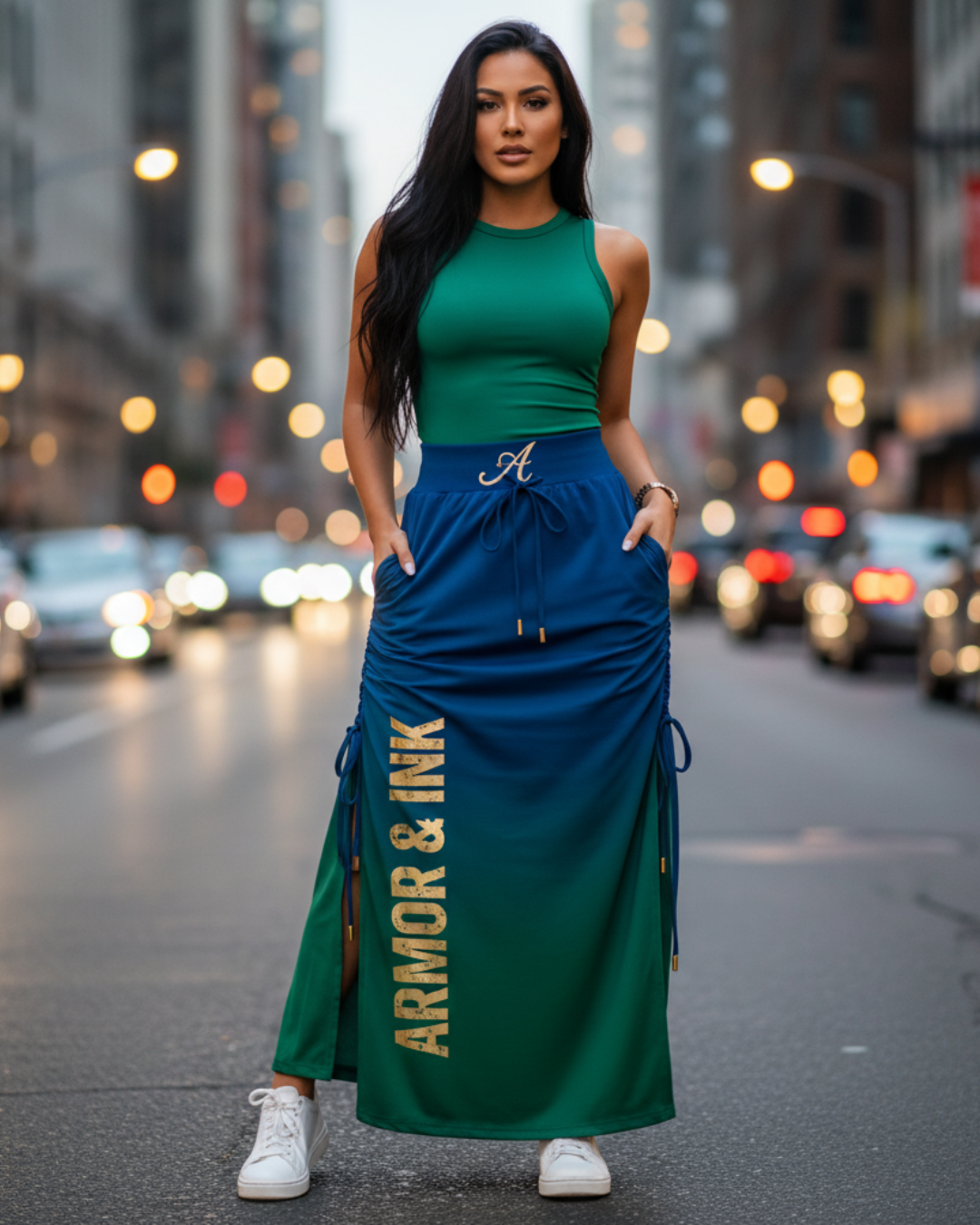 Bold Infused Skirt