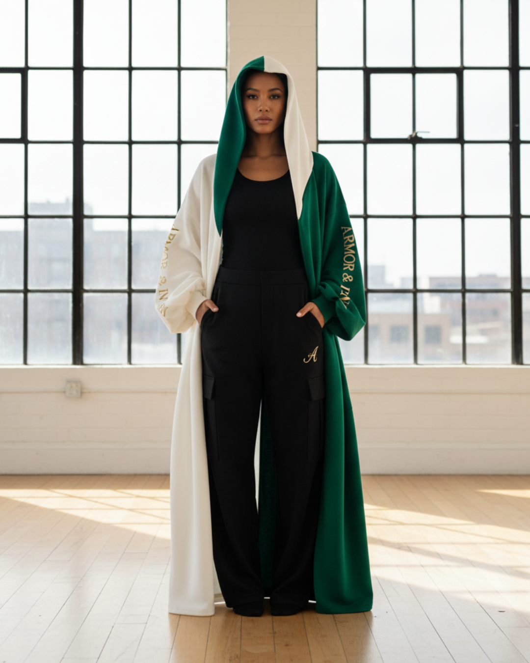 Prominent Floor-Length Carigan